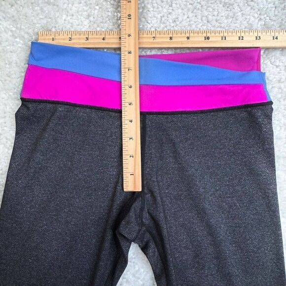 Lululemon Astro Wunder Under Crop Legging Low Rise Heathered Black VINTAGE - Picture 7 of 9